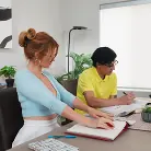 Elly Clutch in 'Nerd To Fox While Riding Cock'