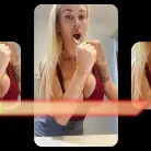 BunnyBlondyX in 'Unleashed Desires'