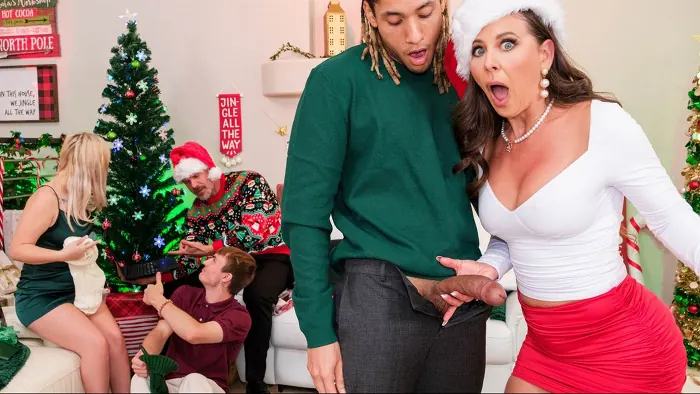 Cherie Deville in MILF Pounded With Christmas Joy