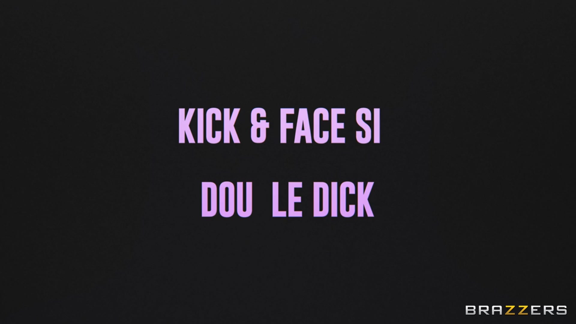 Kick and Face Sit For Double Dick