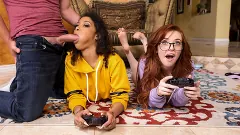 Jeni Angel - Gamer Girl Threesome Action | Picture (1)