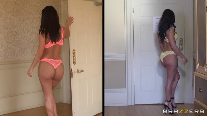 Sandra Romain in Doubled Up Bubble Butts