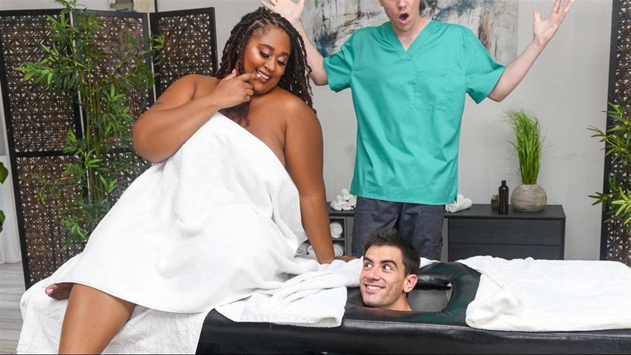A la masajista furtiva le gustan las tetas grandes
