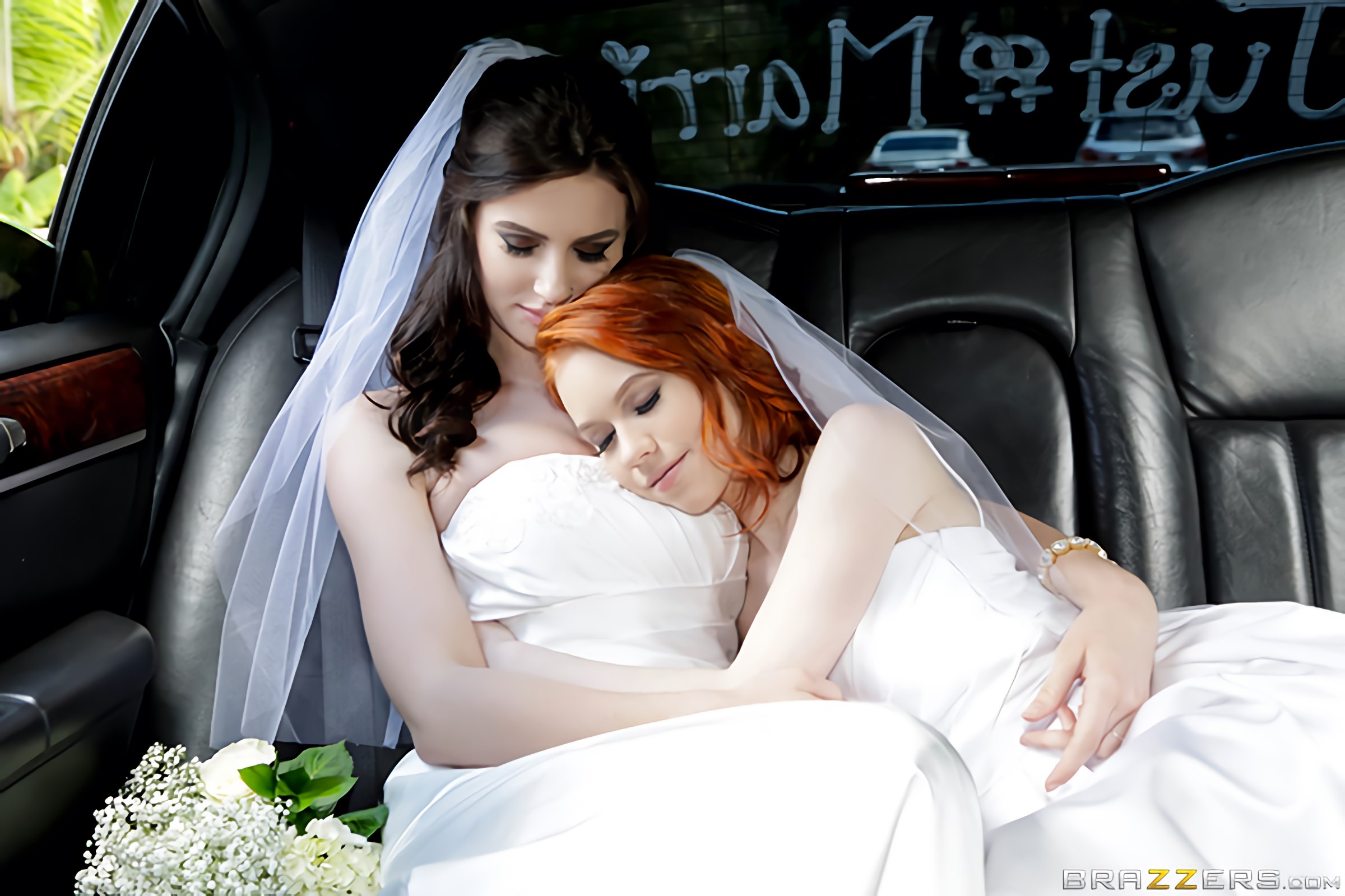 Its A Nice Day For A White Lez Wedding
